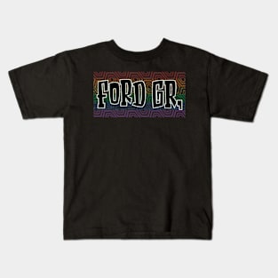 LGBTQ PATTERN AMERICA FORD Kids T-Shirt